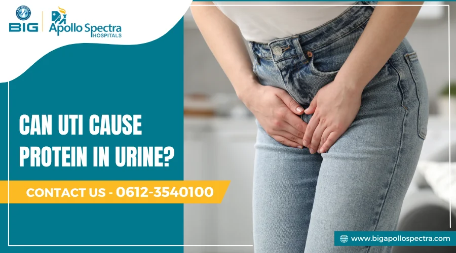 can uti cause protein in urine