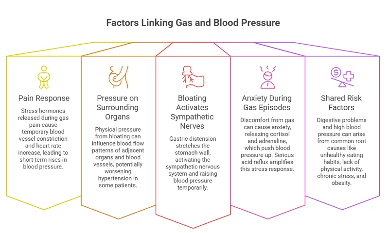 Why Gas Can Feel Like High Blood Pressure