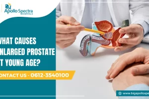 what causes enlarged prostate at young age