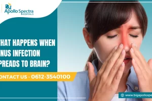 what happens if sinus infection spread to the brain