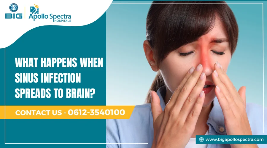 what happens if sinus infection spread to the brain