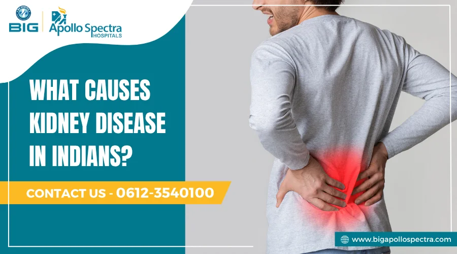 What causes kidney disease in Indians