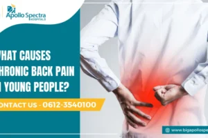 What causes chronic back pain in young people
