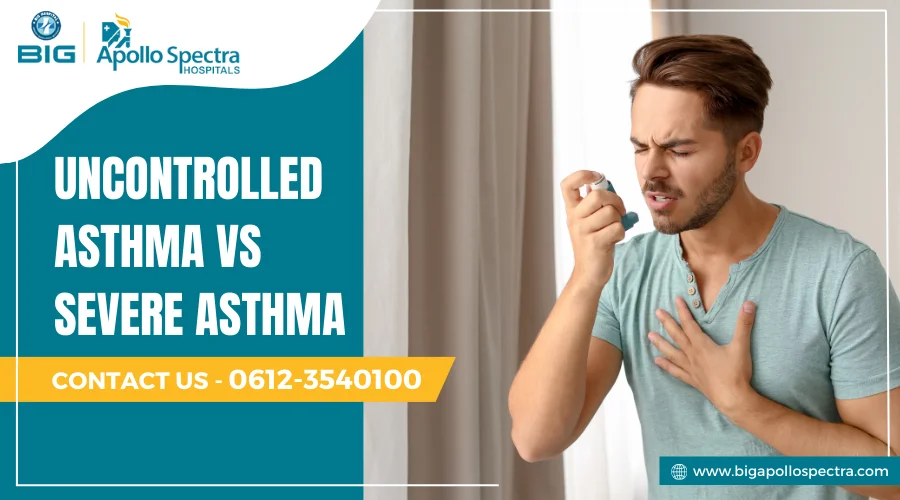 Uncontrolled asthma vs severe asthma