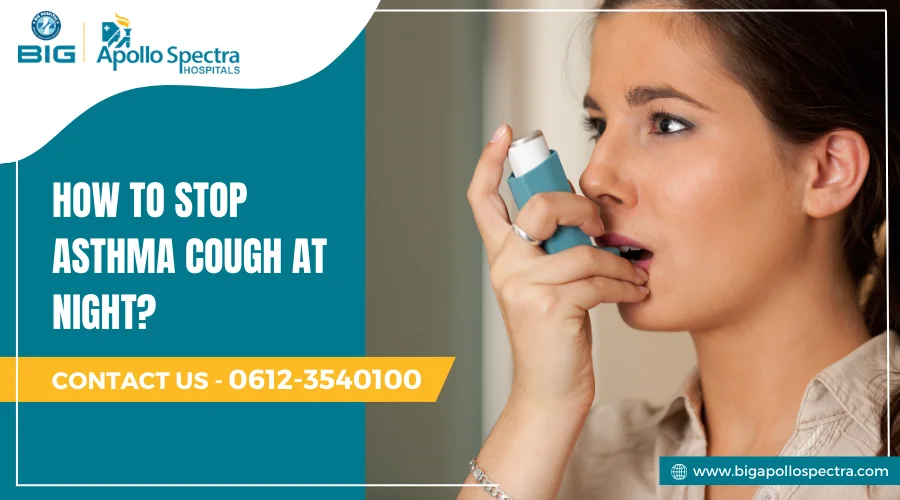 How to stop asthma cough at night